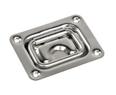 Ручка палубная потайная 76х57 мм, нержавеющая Ручка палубная потайная 76х57 мм, нержавеющая