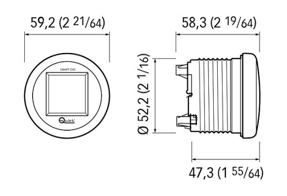 Счетчик цепи для якорной лебедки, smart, Quick Счетчик цепи для якорной лебедки, smart, Quick