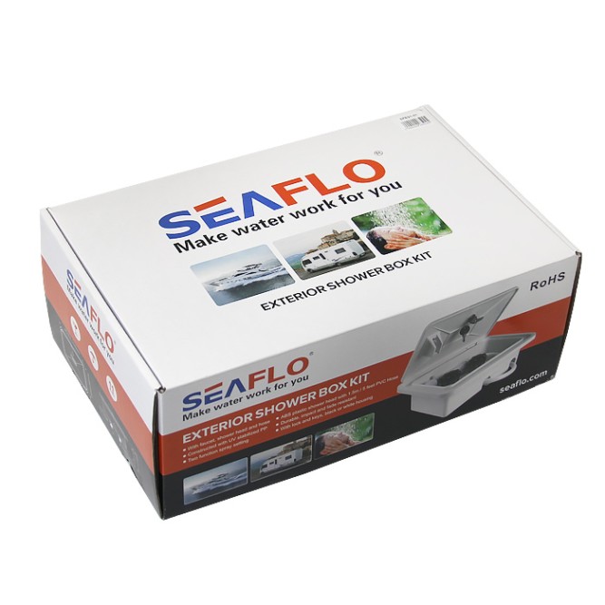 Бокс для хранения судового душа SEAFLO, белый
