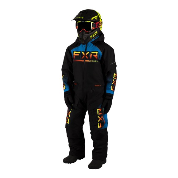 Комбинезон FXR Recruit Black/Blue/Inferno, 8