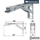 Кронштейн столешницы (тип 2)