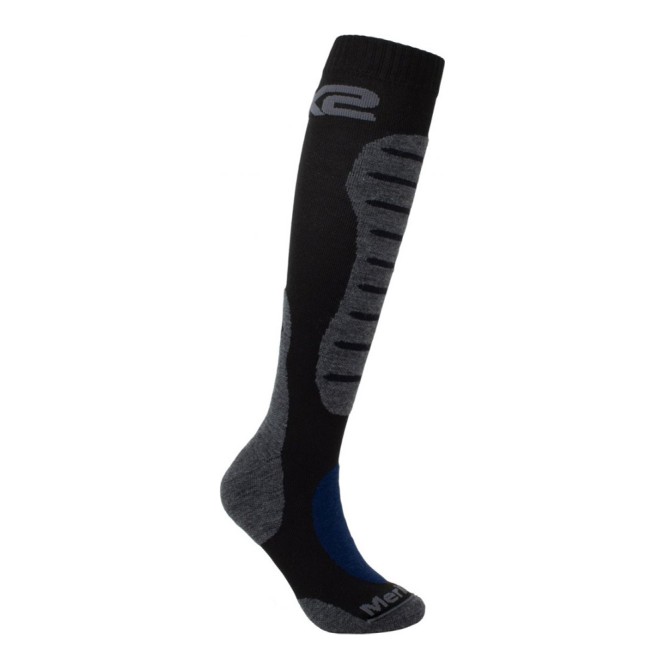 Носки SIXS MOT2 MERINOS Black/Grey, 44/47