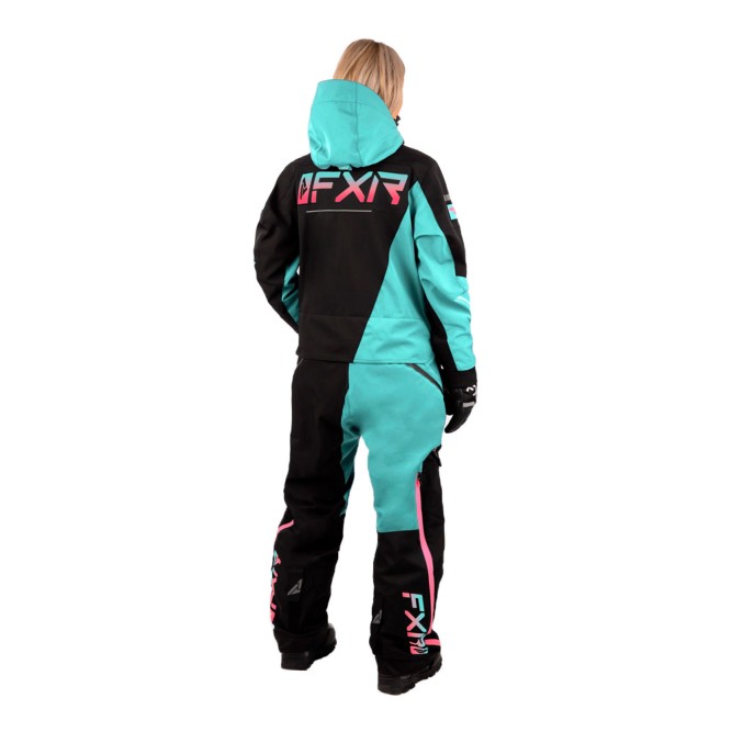 Комбинезон FXR Ranger Instinct без утеплителя Black/Seafoam/Electric Pink, 2
