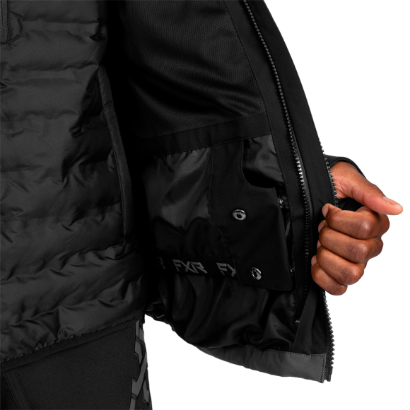Куртка FXR Helium Pro 3-in-1 с утеплителем Black/Asphalt, XL