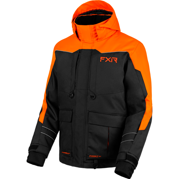 Куртка FXR Excursion с утеплителем Black/Orange, XL