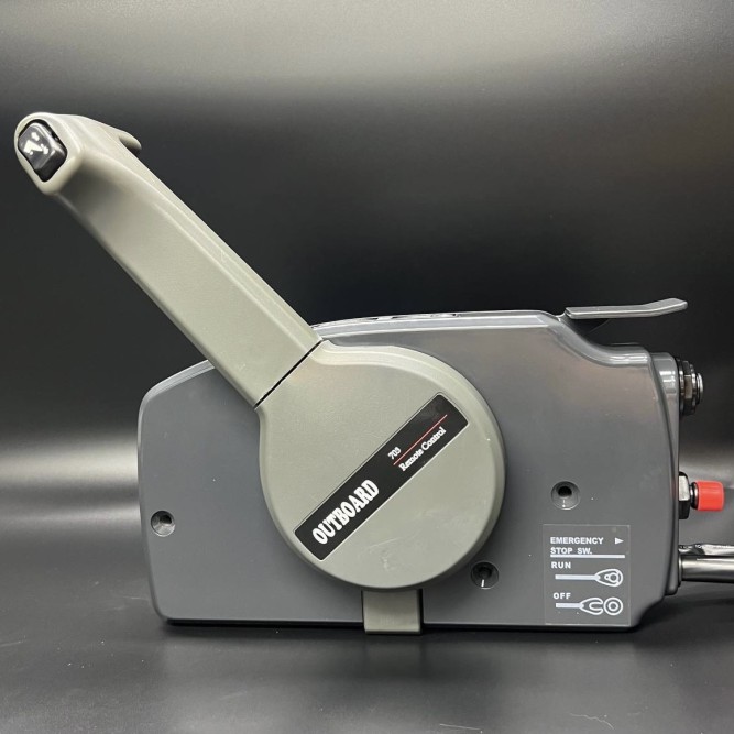 Дистанционное управление Yamaha 703 New (С кнопкой гидроподъема) (Толкающая) (10Pin) (PWB)