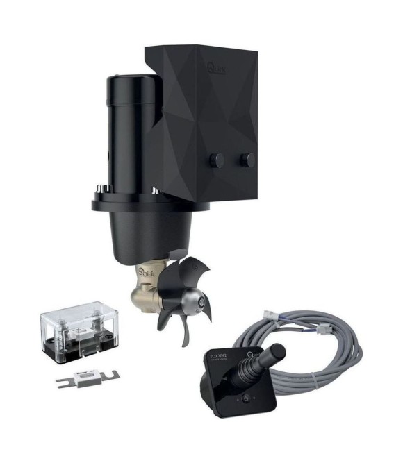 Подруливающее устройство Quick, D125mm, 30KGF, 12 В, (TCD2042 - TCDEX06 - NO TNL)