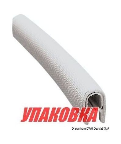 Профиль окантовочный, белый, 1,5-4 мм (упаковка из 150 м.)