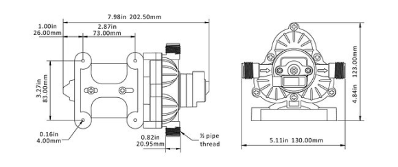 Комплект помывочный SeaFlo, 24 В, 11.6 л/мин, 70 PSI (4.8 бар) Комплект помывочный SeaFlo, 24 В, 11.6 л/мин, 70 PSI (4.8 бар)