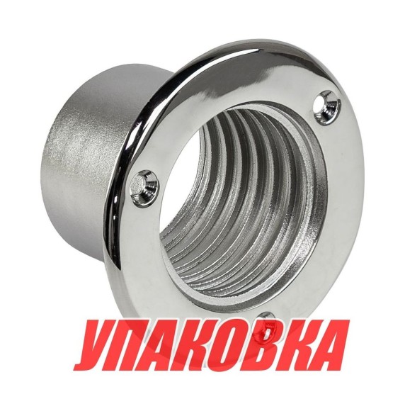 Горловина выхода канала, нержавеющая сталь (упаковка из 6 шт.)