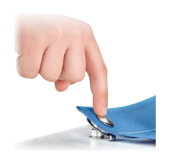 Нижняя часть кнопки Q-snap, нержавеющая (упаковка 10шт.) Нижняя часть кнопки Q-snap, нержавеющая (упаковка 10шт.)