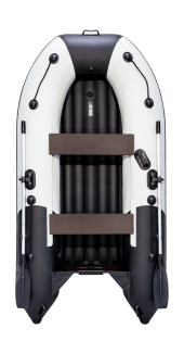 Надувная лодка ПВХ, Ривьера Компакт 3200 НДНД Комби, светло-серый/черный Надувная лодка ПВХ, Ривьера Компакт 3200 НДНД Комби, светло-серый/черный