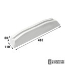 Кранец причальный 480±(10) мм белый