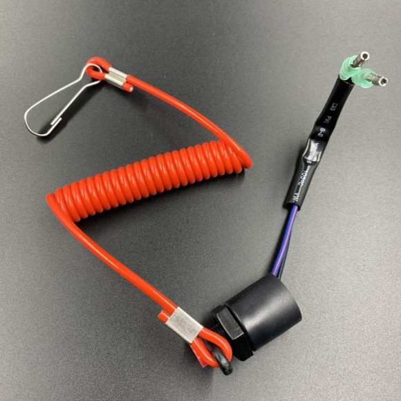 Кнопка аварийной остановки двигателя с чекой в пульт д/у Suzuki (Old) (Пины) (PWB) Кнопка аварийной остановки двигателя с чекой в пульт д/у Suzuki (Old) (Пины) (PWB)