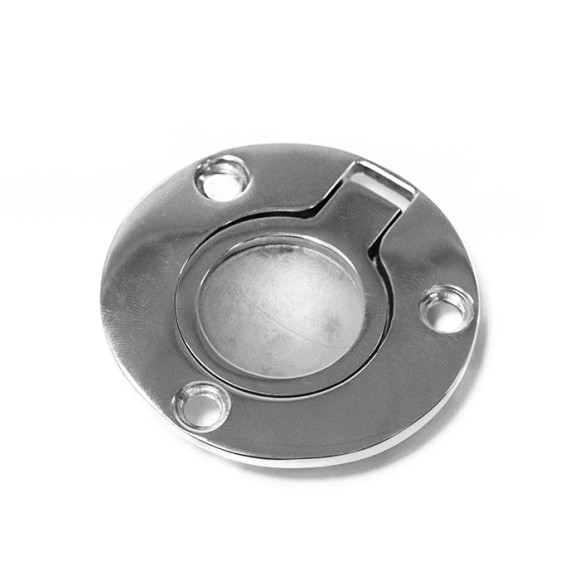 Ручка потайная круглая SUNFINE 51мм, нержавеющая сталь Ручка потайная круглая SUNFINE 51мм, нержавеющая сталь