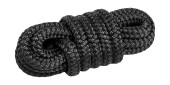 Веревка из полиэстера с огонами для крепления кранца, d10 мм, L2 м, цвет черный
