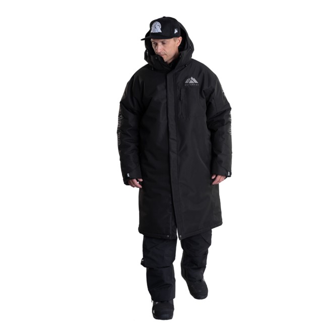 Пальто Jethwear PIT COAT с утеплителем Black/Grey, XXL