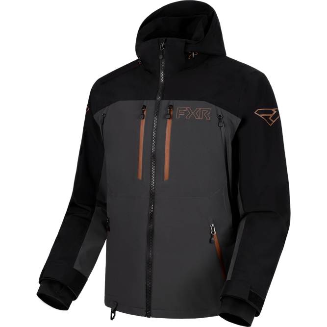 Куртка FXR Helium Pro 3-in-1 с утеплителем Black/Asphalt, 2XL