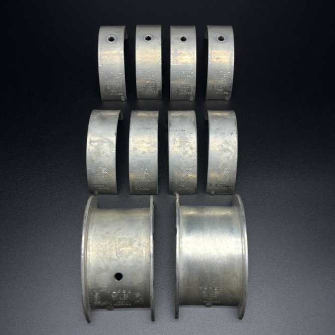 Комплект вкладышей коренных ремонтных 0,01" MERCRUISER 4.3/5.0/5.7L (23-818467) (Quicksilver)