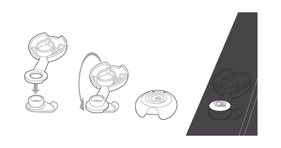 Заглушка декоративная для кнопок Q-snap