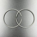 Кольца поршневые, комплект на один поршень Yamaha 55, 75-90 (STD) (PREMARINE)