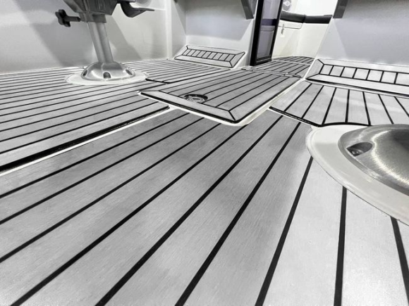 Комплект палубного покрытия для Феникс 600HT, тик серый, с обкладкой, Marine Rocket