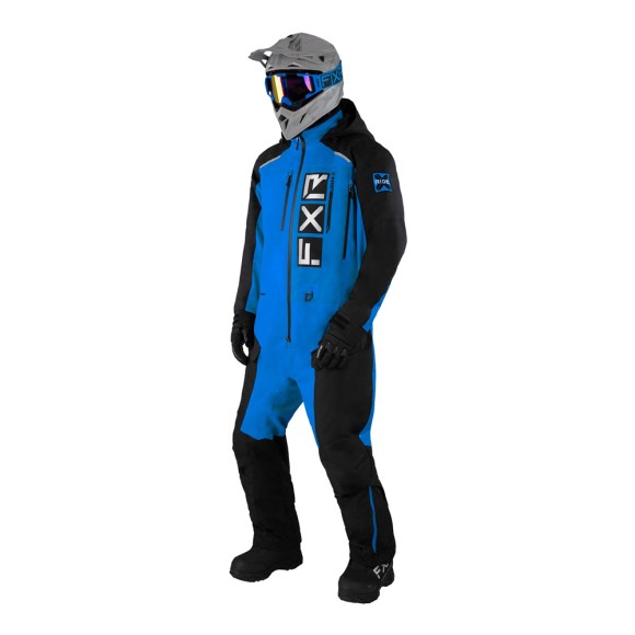 Комбинезон FXR Recruit F.A.S.T. с утеплителем Black/Blue, 2XL