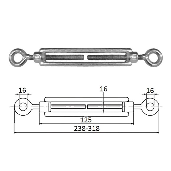 Талреп рым-рым М12 Талреп рым-рым М12