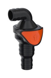 Клапан невозвратный угловой под шланг 33/38 мм, SeaFlo