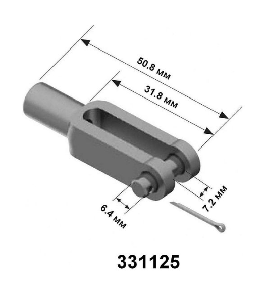 Переходник троса д/у (вилка) для тросов C2/C5 Переходник троса д/у (вилка) для тросов C2/C5