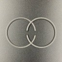 Кольца поршневые, комплект на один поршень Suzuki DT9.9-15 (толщина 2mm) (0.50mm) (Omax)