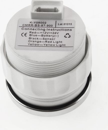 Указатель угла поворота руля, черный циферблат, нержавеющий ободок, д. 52 мм, 87-900 Ом, Marine Rocket Указатель угла поворота руля, черный циферблат, нержавеющий ободок, д. 52 мм, 87-900 Ом, Marine Rocket