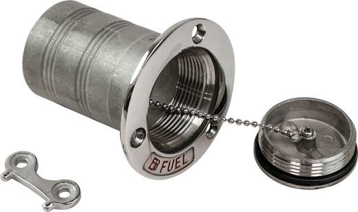 Горловина заливная для бензина 50 мм, ключ Marine Rocket