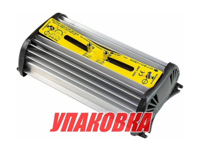 Зарядный изолятор, 140 A, 2 аккумулятора, 65x127x236 мм (упаковка из 6 шт.)