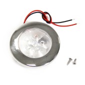 Светильник интерьерный светодиодный, нержавеющая сталь, холодный белый свет