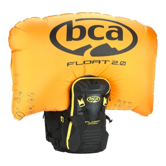 Жилет лавинный без баллона BCA FLOAT MTNPRO 2.0 Black/Neon Yellow, XL/2XL