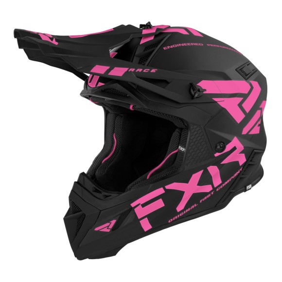 Шлем FXR Helium Race Div Black/Elec Pink, XS