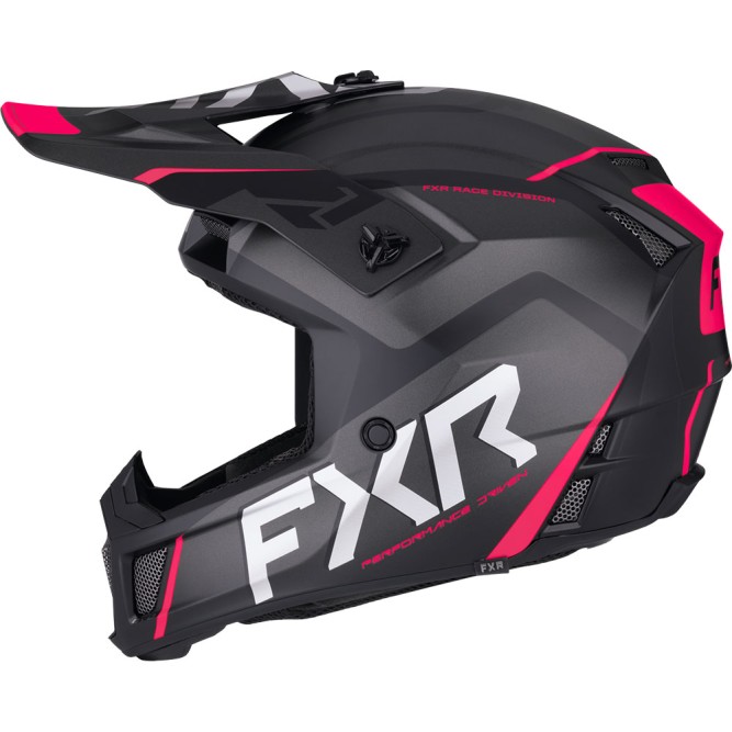 Шлем FXR Clutch Evo Black/Razz, M