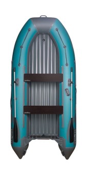 Надувная лодка ПВХ, Адмирал 375 S НДНД, роульс, рым, накладки, голубой/серый Надувная лодка ПВХ, Адмирал 375 S НДНД, роульс, рым, накладки, голубой/серый
