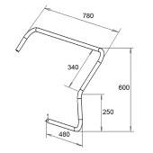 Консоль бортовая малая левая Консоль бортовая малая левая