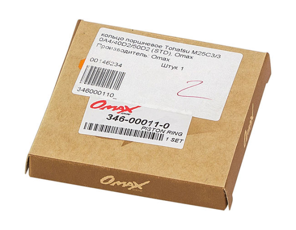 Кольца поршневые Tohatsu M25C3/30A4 (STD), Omax