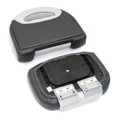 Сиденье мягкое Bass Boat Seat, серо-красное