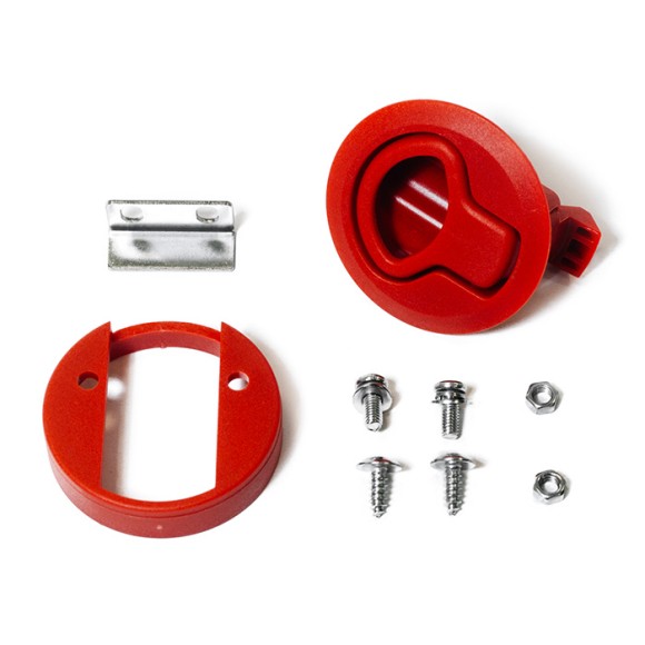 Замок потайной SUNFINE, красный пластик Замок потайной SUNFINE, красный пластик