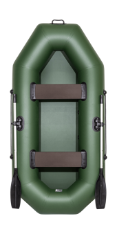 Надувная лодка ПВХ, Барс 260, зеленый Надувная лодка ПВХ, Барс 260, зеленый