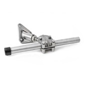 Опора регулируемая РТ 283х100мм, алюминий, нерж.сталь. Опора регулируемая РТ 283х100мм, алюминий, нерж.сталь.