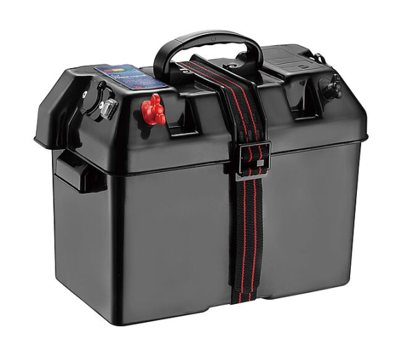 Ящик для АКБ 343х194х229 мм c USB зарядкой Ящик для АКБ 343х194х229 мм c USB зарядкой