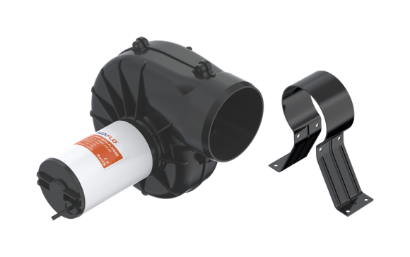 Вентилятор электрический с кронштейном 12 В 7084л/мин, SeaFlo