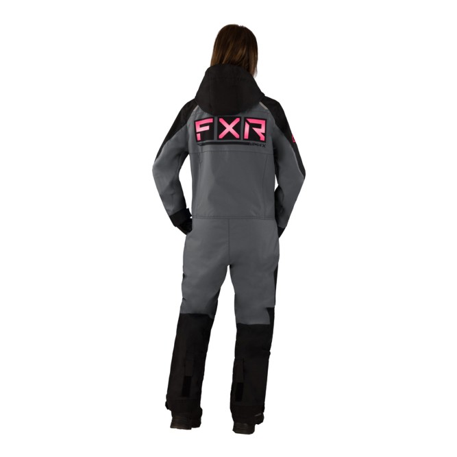Комбинезон FXR Recruit F.A.S.T. с утеплителем Black/Charcoal/Fuchsia, 4