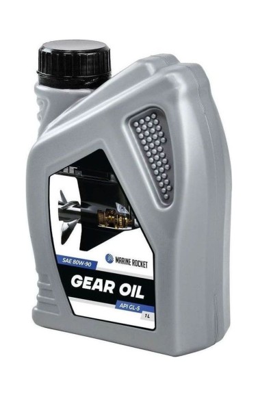 Масло трансмиссионное Marine Rocket, Gear Oil Sae 90, 1L (упаковка из 48 шт.)