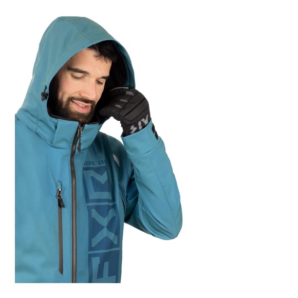 Комбинезон FXR Helium с утеплителем Steel/Dark Steel, 2XL Комбинезон FXR Helium с утеплителем Steel/Dark Steel, 2XL